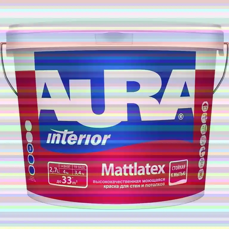 Аура Матлатекс моющаяся. Краска Aura Interior Mattlatex. Краска Аура.